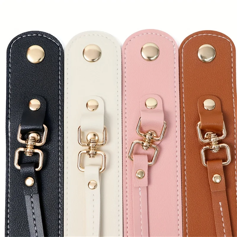 Vintage Leather Glove Holder Strap With Clasp Towel For Handbag Hat Outdoor...