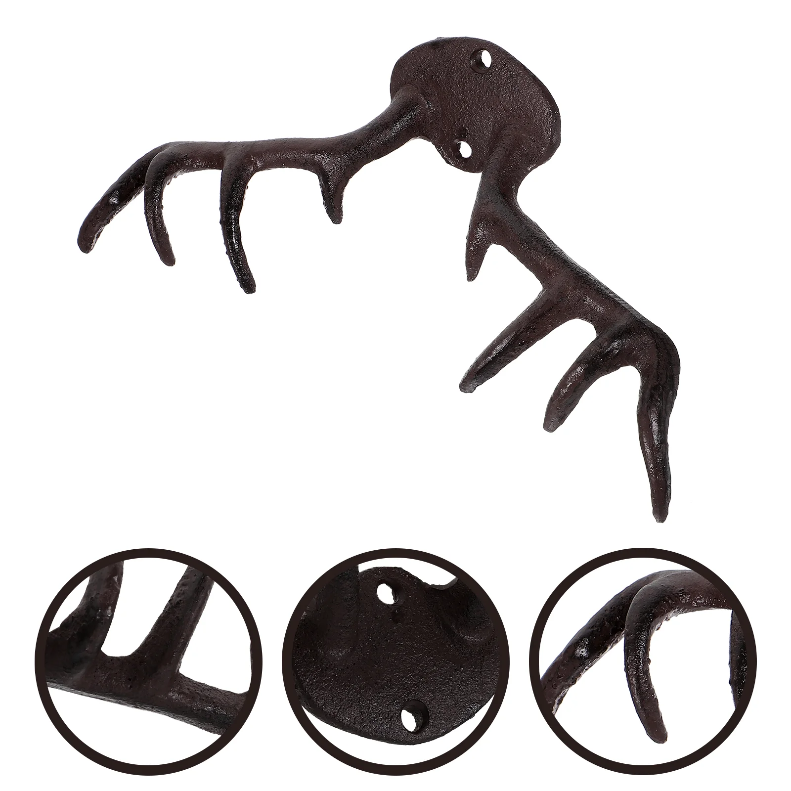 

Clothes Rack Coat Hat Hanger Rack Home Wall Mounted Clothes Hanger Retro Home Decoration