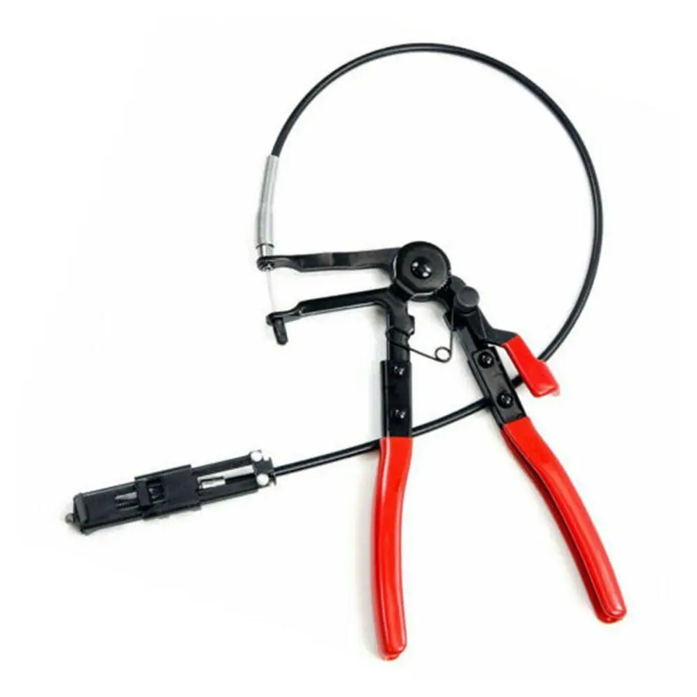 

Clamping Pliers Bendable Hose Clamps Cable Type Flex Cable Long Auto Hose Clamps Straight Hose Bundle Removal Auto Repair Tools