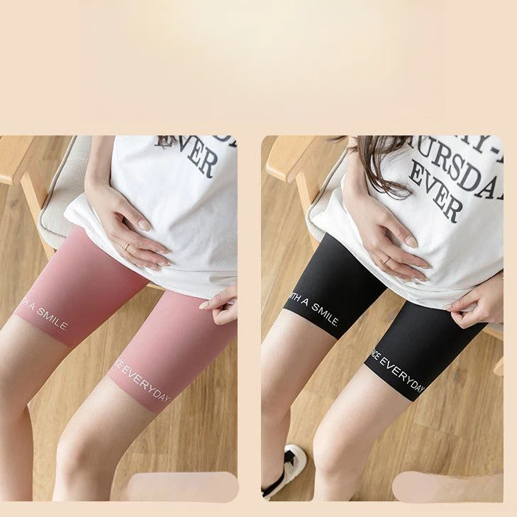 Fattened Plus Size Maternity Leggings Shark Barbie Pants Safety Shorts Summer Thin Maternity Wear Trend Fashion