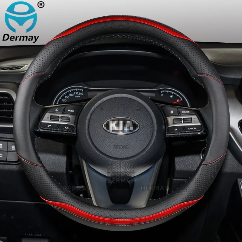 

Для Kia Rio 2 3 4 X-line Pride K2 Sephia, спортивный тоник, кожа из микрофибры + автомобильные аксессуары из углеродного волокна
