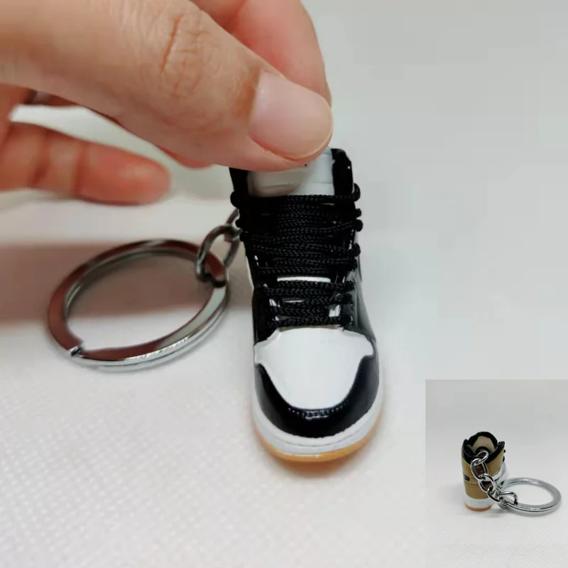 5CM Creative 3D Mini Winged Basketball Shoes Three-dimensional Model Keychain Sports Shoe Lovers Souvenir Keyring 2022 Year Gift ladies halloween costumes Cosplay Costumes