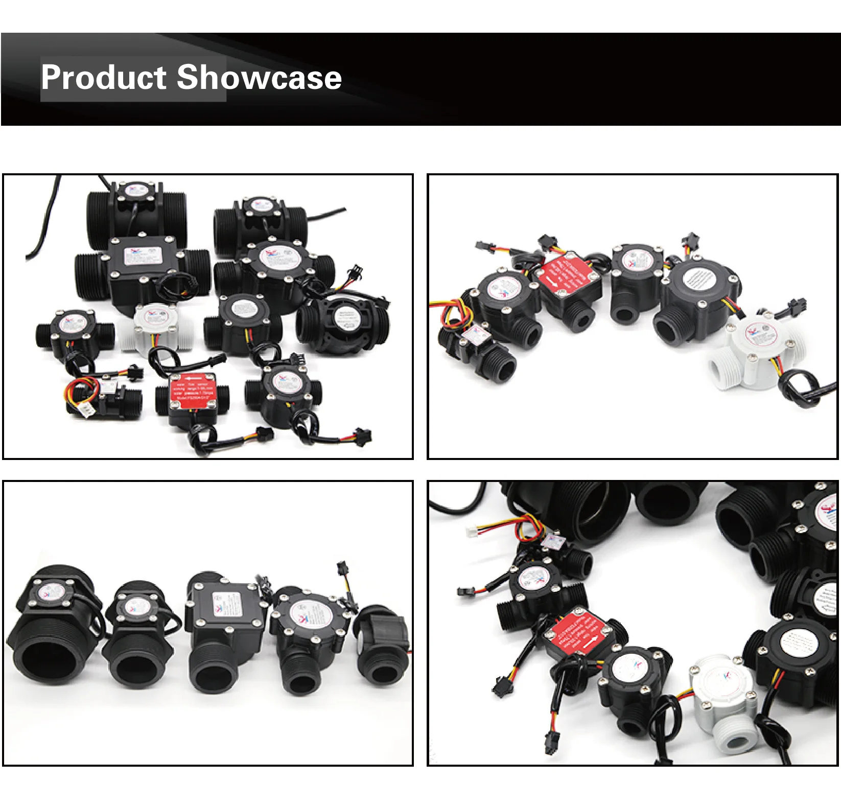 YF-S201 Hall Flow Sensors Water Flow Sensor Hall Effect Liquid Meter G1/2 1/2 In