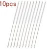 10pcs Nylon Brushes ，Stainless Steel Cleaner Nylon Cleaning Brushes Set， for Tobacco Pipe ，For Cleaning Tools，L 170mm OD 2mm 1
