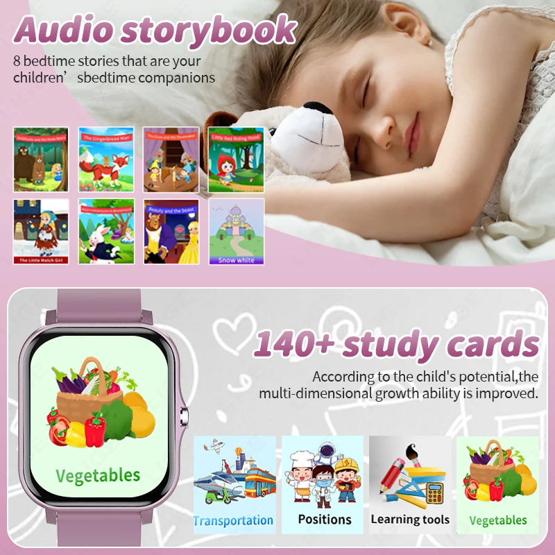 Kids Smart Watch for Girl Boy Digital Sport Watch Step Counter Pedometer Alarm Clock Fitness Tracker Kids Watches Teens Students