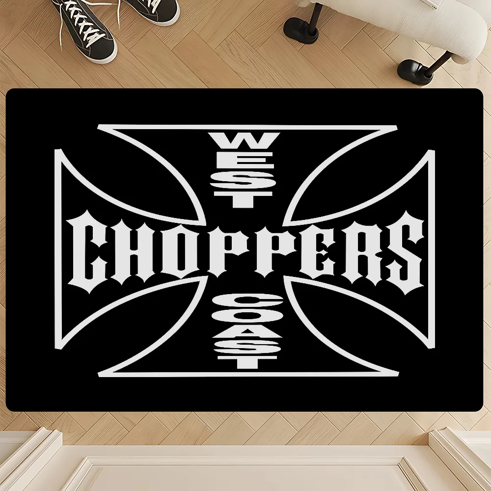 West Coast Choppers Bathroom Mat INS Style Soft Bedroom Floor House Laundry Room Mat Anti-skid Welcome Doormat 3