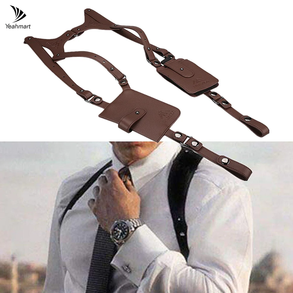 Anti-Theft Hidden Underarm Strap Wallet Pocket Holster Phone Shoulder Holster Bag Leisure Double Shoulder Pouch Anti-Theft Hidden Underarm Strap Wallet Pocket Holster Phone Shoulder Holster Bag Leisure Double Shoulder Pouch