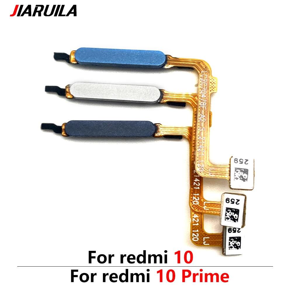 NEW Tested For Xiaomi Redmi 9C 12C 10 Prime Home Button Fingerprint Sensor Scanner Touch ID Connecter Cable Smartphone Repair