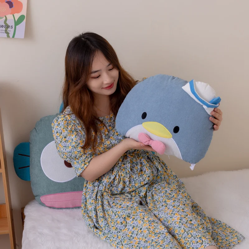 Sanrio Tuxedosam Kuromi Plush Pillow Cute Hangyodon Cartoon Stuffed Anime Plush Sofa Cushion Car Headrest Gifts For Girl 4