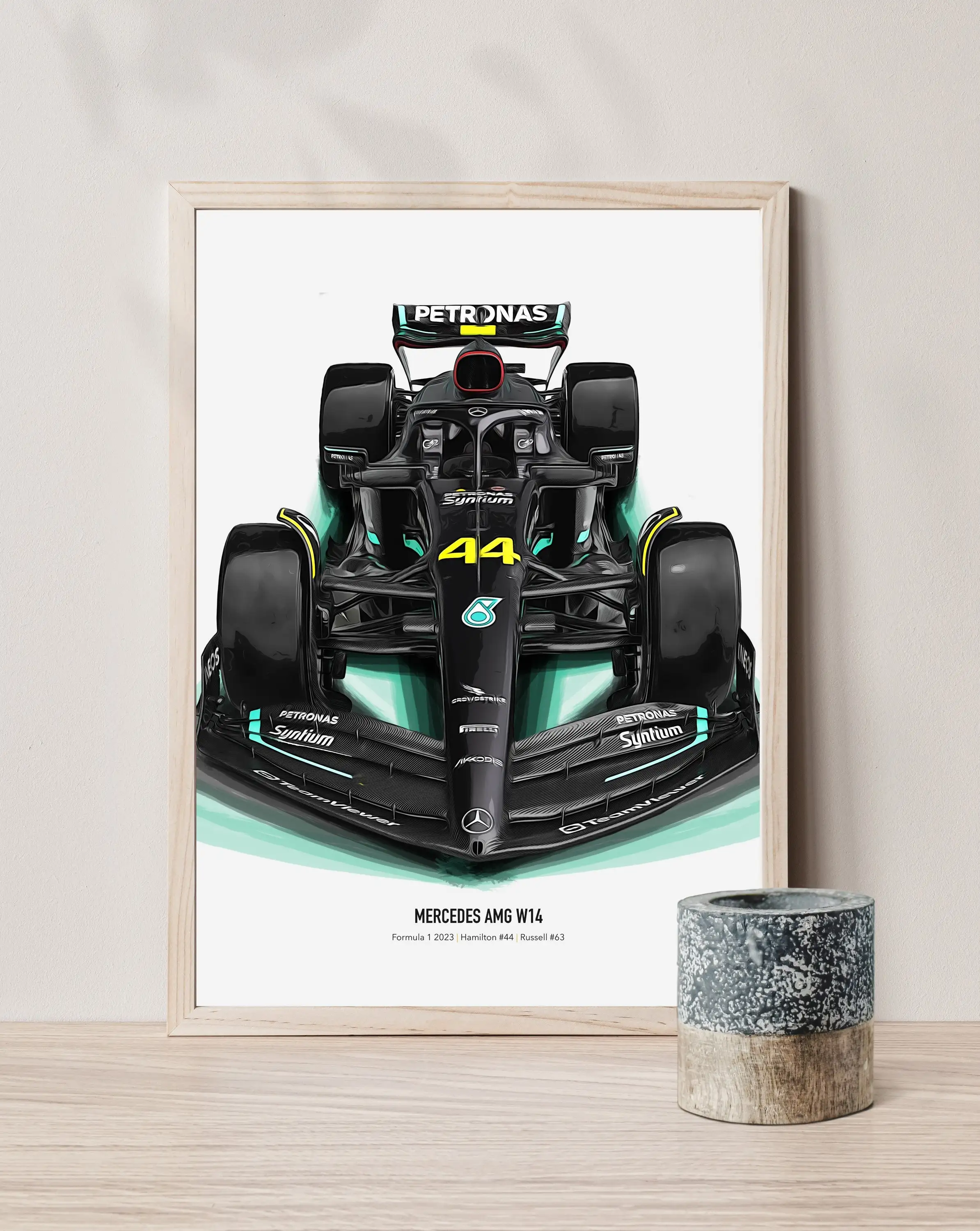 2023 Formula 1 World Champions Poster print –