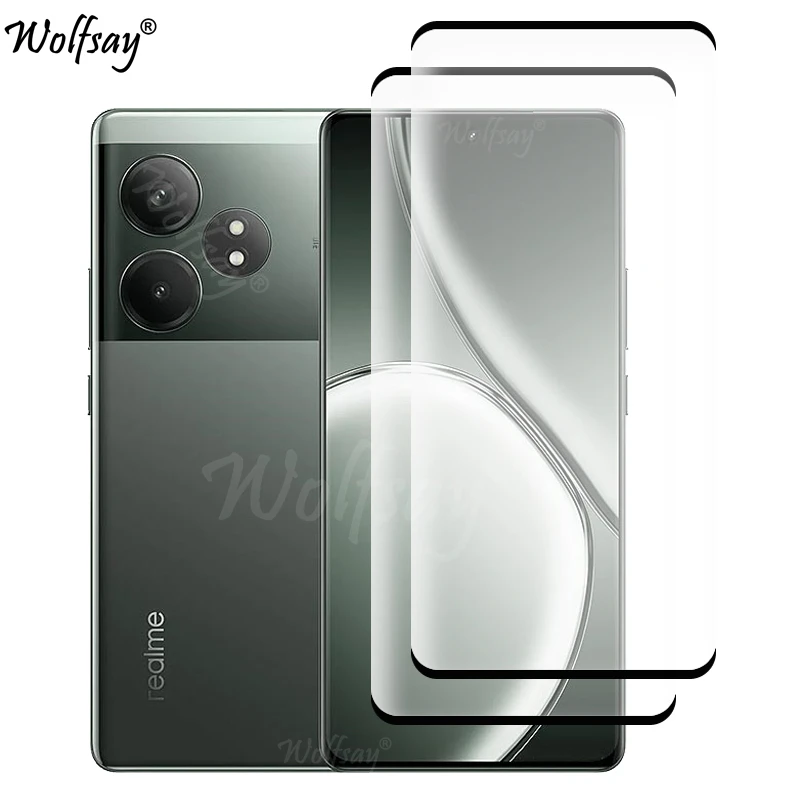 

Закаленное стекло с 3D изогнутыми краями для Realme GT 6, защита экрана Realme GT 6, 6T, GT Neo 6 SE, стекло для Realme GT 6, стекло 6,78 дюйма