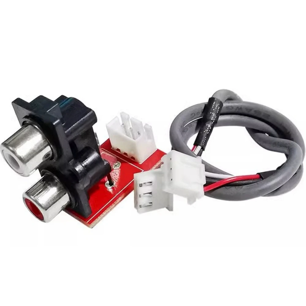 Audio Signal Cable 2 RCA TO XH2.54MM-3PIN Audio Input Socket 30CM Line ...