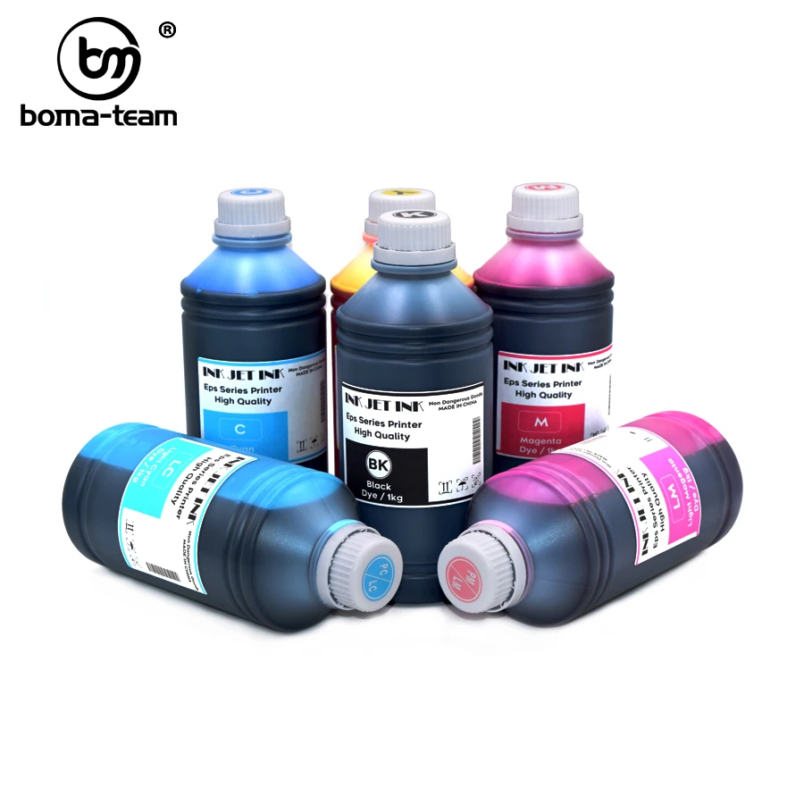 

PJIC1-PJIC6 PP100 1000ML 6 Colors Water-Based Refillable Dye Ink For Epson PP-100 PP 100 PP-100AP PP-100II PP-50 CD DVD Printers