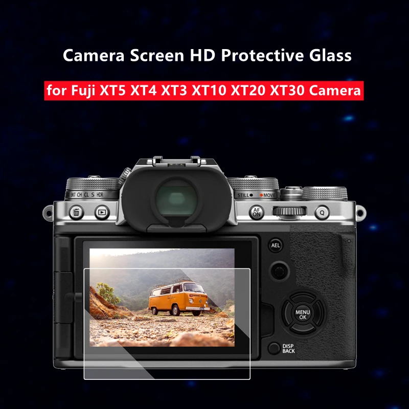 Fuji XT5 XT4 XT3 Camera HD Tempered Glass for Fujifilm X-T3 X 