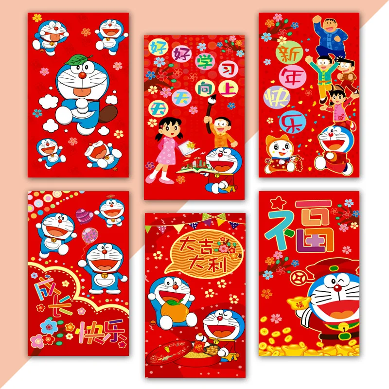

(10 Pieces/Lot) Cartoon Thickening Red Packets Personality and Creativity Red Envelopes