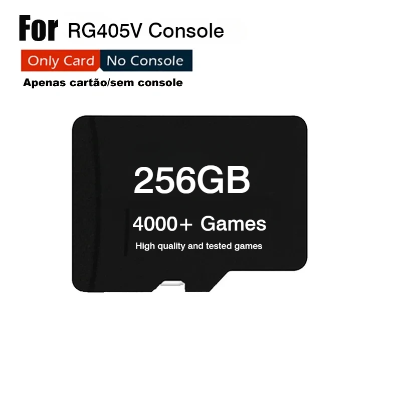 thumbnail image 1 of Tarjeta SD para consola de juegos portátil ANBERNIC RG405V Tarjeta TF con juego precargado para consola de juegos portátil 256G 3000 juegos integrados, 1 of 4