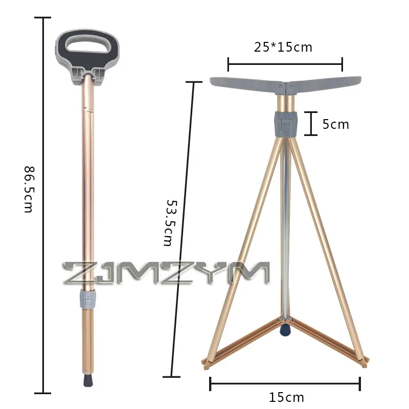 Multifunctional Hiking Stick Foldable, foldable cane