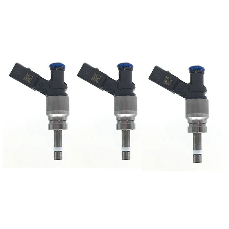 

3X Fuel Injector Nozzle For Jetta Passat 08-13 For- A4 A5 Quattro 2008-2010 A6 Q5 2009-12 06E906036C 06E906036E