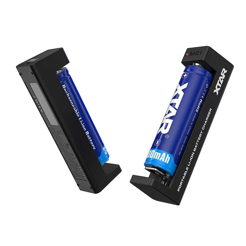 Xtar 미니 18650 21700 배터리 고속 충전기, USB C 포트, 휴대용 운전 충전기, 가전 제품