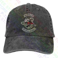 Copia De Mongrel Days Gone Washed Denim Baseball Cap Trucker Hats Print Streetwear 1