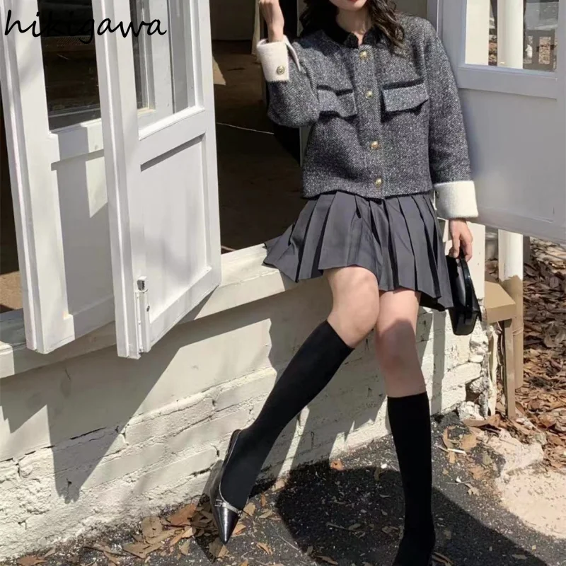 ���� ���� ī��� ž 2023 Ropa Mujer Office Lady �ѱ��� ��Ʈ ������ ���� Pull Femme �м� ��Ƽ�� Sueter