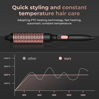 Brosse Thermique Double PTC Metropolitan, Fer à Friser, Anti-Brûlure, Ronde, 32mm, Bigoudi, Chaud, Volumisant, Styler 4