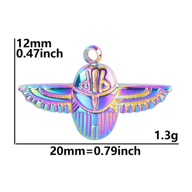 Stainless Steel Pendants Charm Alternative Set 5pcs 30