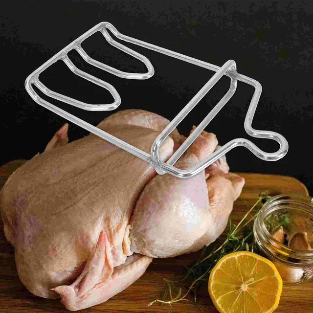 Öld Meg A Csirke Kacsahorg Kültéri Bbq Rozsdafüggő Lógó Kopásálló Vágóhíd Konyha Kiegészítő Rozsdamentes Acél Egyszerű - Image 4