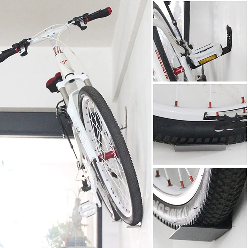 Soporte Ajustable Para Colgar Bicicleta, Colgador De Almacenamiento De Pared,  Soporte Lateral, Accesorios Para Ciclismo, Ahorro De Espacio - Percheros De  Bicicleta - AliExpress