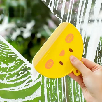 Soft Silicone Glass Wiper Scraper Kitchen Bathroom Glass Cleaning Tools for Car Mirror Cleaner Squeegee Window Cleaning Brush 1