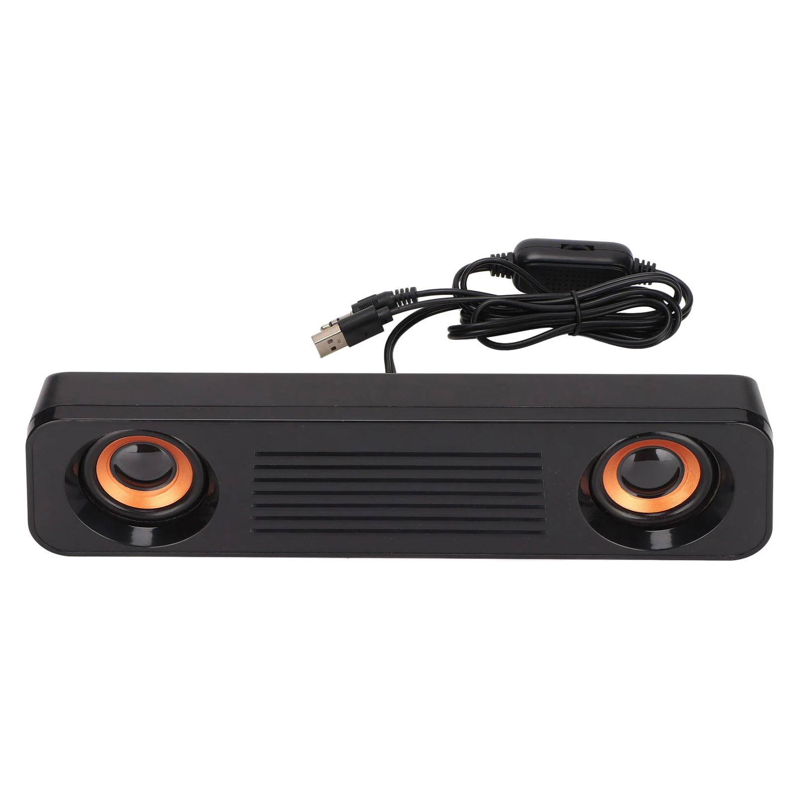 Computer Speaker Wired Speaker HiFi Stereo Subwoofer USB Powered 3.5MM Plug Portable Desktop Long Speaker For TV Computer