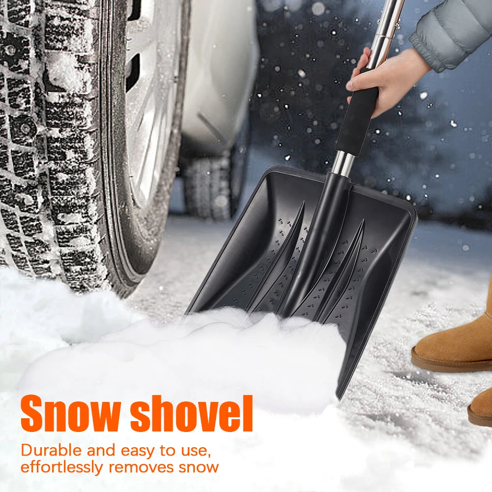 1Set Winter Car Glass Ice Removing Brush Shovel Tools Retractable Car Snow Glass Remover Cleaner Tool Wash Accessories