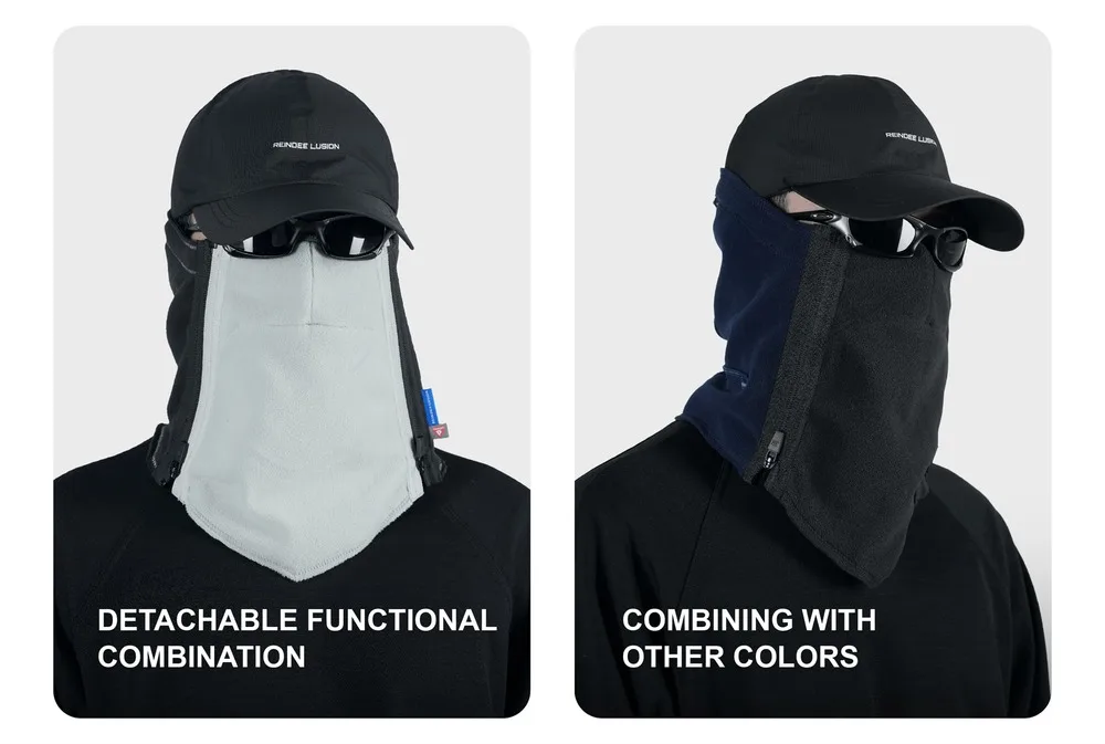 Reindee Lusion 3-in-1 primaloft fleece warm and breathable neck mask snud amann thread techwear gorpcore -