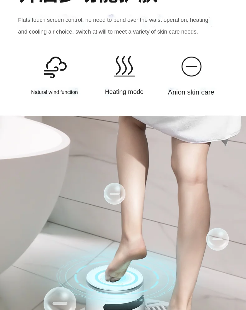  MOFLYS Electric Body Dryer,Negative Ions Full Body Dryer  Machine,Waterproof Whole Body Blow Dryer with Gravity Sensor,Warm Air Wind  and Cool Wind,for Hote,Household,Bathroom,Withweightscale : Beauty &  Personal Care