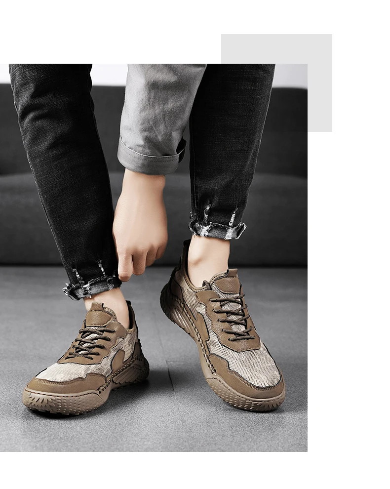 Modische Mesh-Sneaker, lässige Herrenschuhe, bequem, langlebig, atmungsaktiv, zart weich und nicht schädlich für die Füße_voghion.com