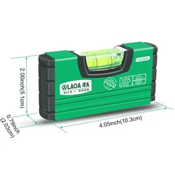 Compact Aluminum Alloy Horizontal & Vertical Laser Level with Measuring Tape (LA513004)