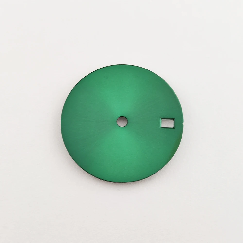 Solid Color Watch Dial with Single Calendar Window, Customizable 28.5mm Dial
