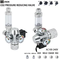 2024 DIY Aquarium CO2 Regulator Electromagnetic Valve Bubble Counter CO2 Control System Fish Tank CO2 Pressure Reducing Valve 1