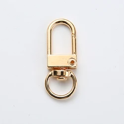 Gold Rotating Dog Buckle Lobster Clasps for DIY Jewelry and Key Ring Accessories - Wholesale Pack of 10/50/100 (KC Gold)