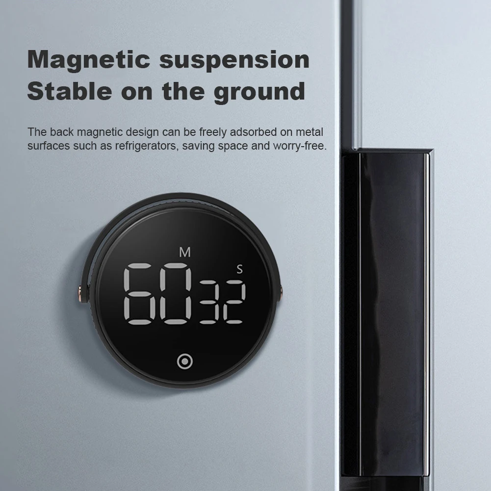 Kitchen Timer - Magnetic Countdown Timer With Large LED Display