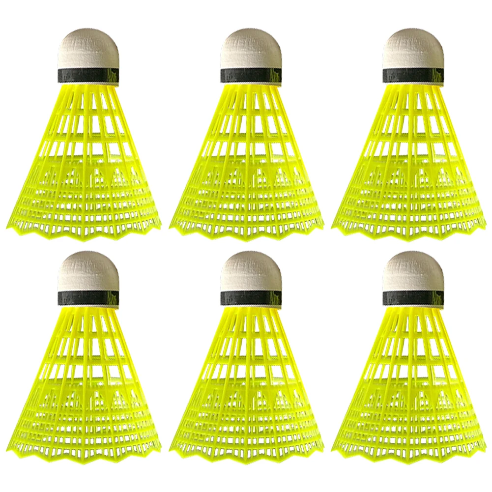 Badminton Shuttlecock Badminton Ball 3/6 Pcs High Speed Badminton Birdies for Outdoor & Indoor Sports