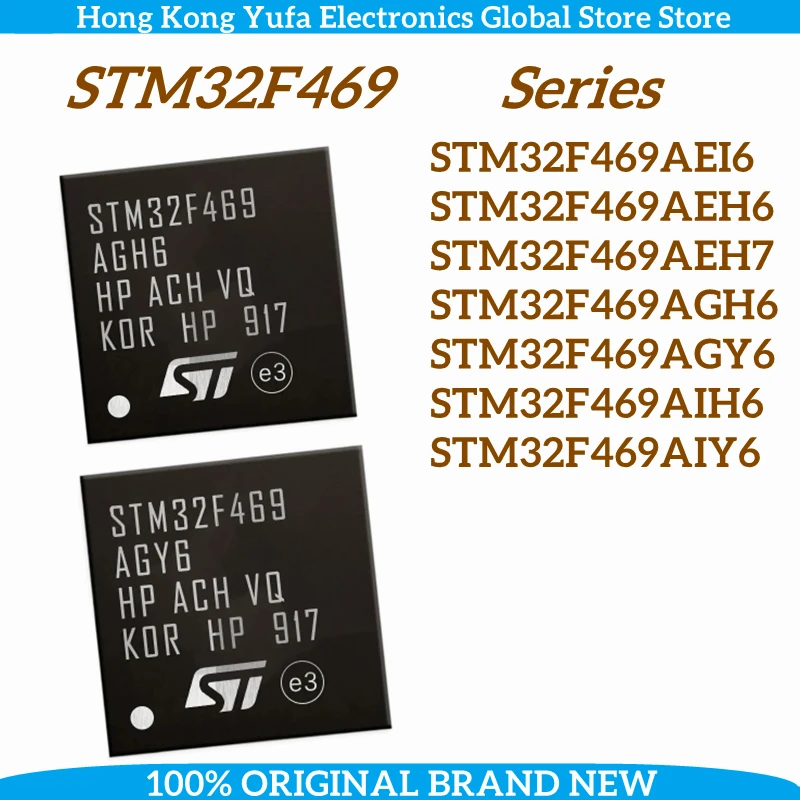 

100% New STM32F469AIH6 Series STM32F469 Chip Ic