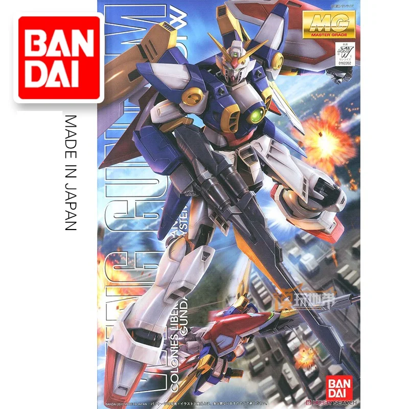 

Оригинальная модель BANDAI, модель MG 1/100 WING GUNDAM, Сборная модель, экшн-фигурки, робот-трансформер, игрушка