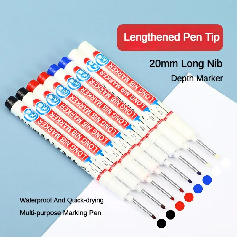 1/5 PCS 20mm Deep Hole Long Nib Markers Art Supplies