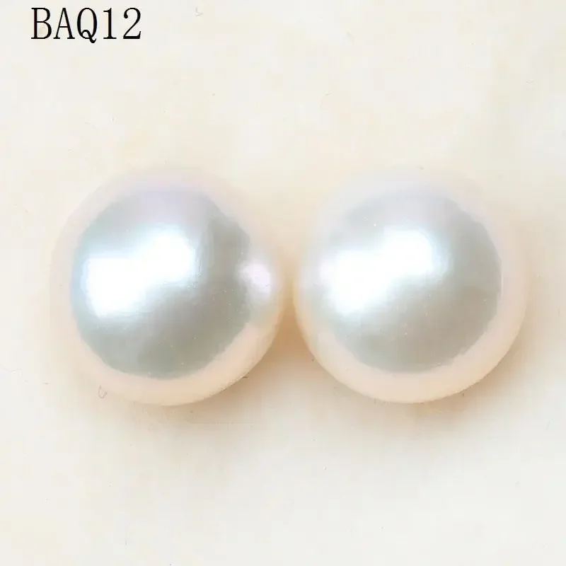 10mm Near-circular Natural Fresh Water Edison Pearl Naked Pearl with No Hole Matching 3A White DIY Earrings Jewelry Wholesale 6