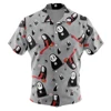 Chibi Strawhat Crew Pattern One PieceButton Up Hawaiian ShirtFashion Trend Breathable Loose Versatile Casual Sports Summer Men 3