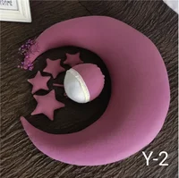 Newborn Photography Props Baby Posing Moon Stars Pillow Square Crescent Pillow Kit Infants Photo Shooting Fotografi Accessories 5
