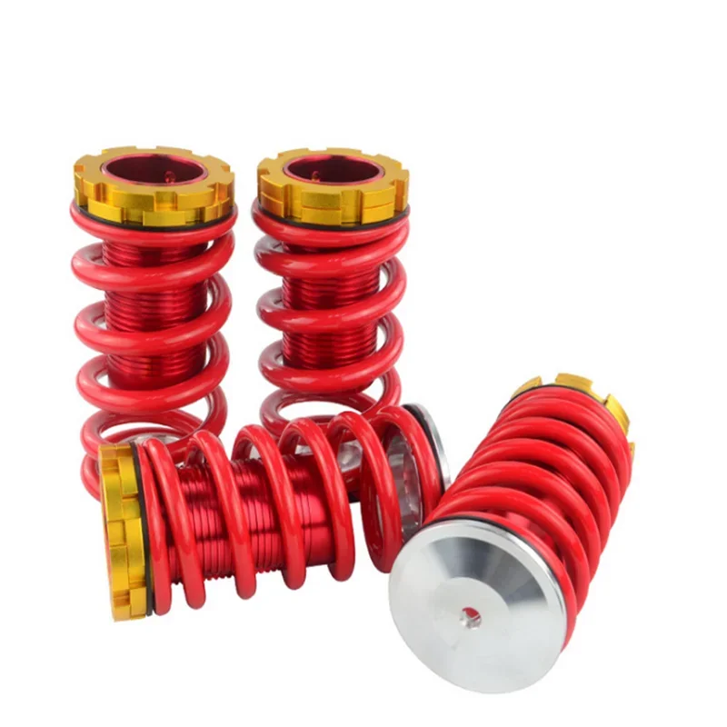 1-4 Inch Lowering Coilover Springs For 88-00 Honda Civic EG/EJ/EK & DC – White Springs, Adjustable 10 thumbnail image