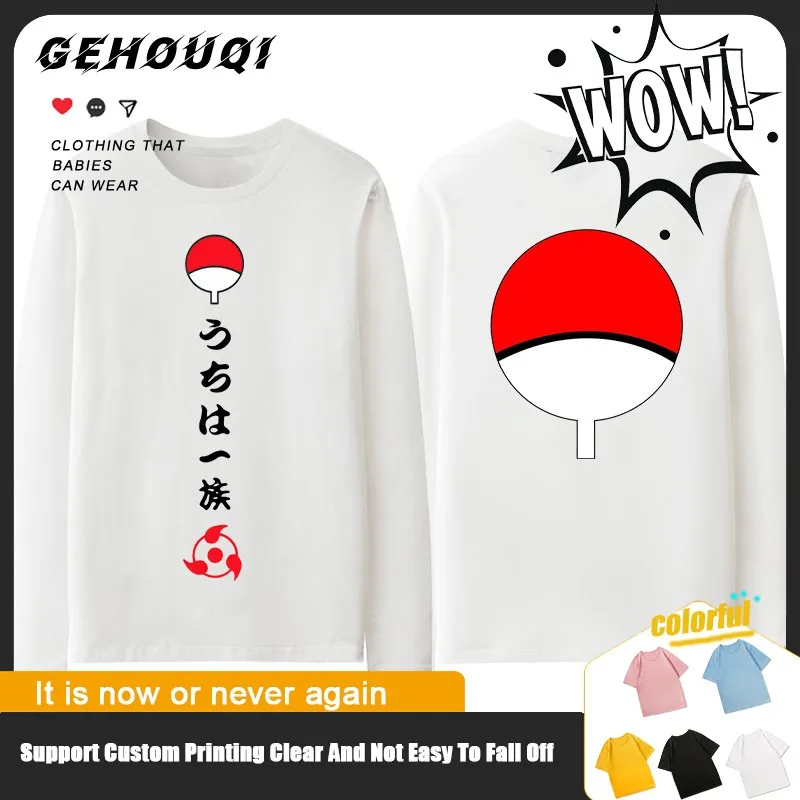 

Japanese Naruto Clothes Men Autumn Two Yuan T-shirt Long Sleeve Xiao Organization Six Penn Youth Pure Cotton