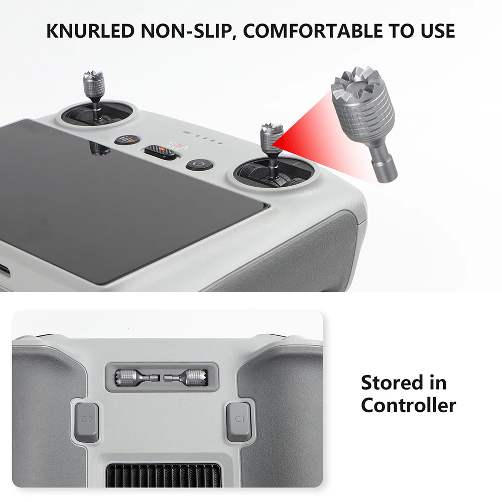Joystick Télécommande DJI RC 2 - Sticks Aluminium pour Avata/Mini/Mavic/Air